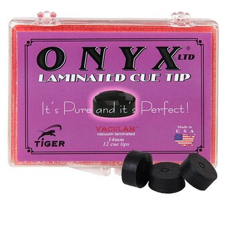 Наклейка многослойная для кия Tiger Onyx Ltd 13 мм. medium