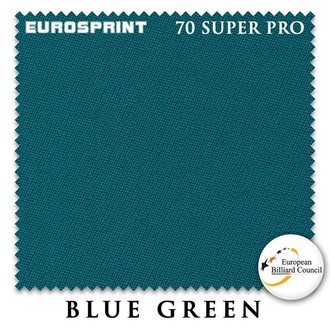 Сукно Eurosprint 70 SUPER PRO (Чехия) цвет Blue Green 198 см.