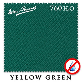 Сукно IWAN SIMONIS 760 H2O цвет Yellow Green 195 см