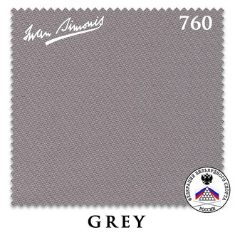 Сукно IWAN SIMONIS 760 цвет Grey 195 см