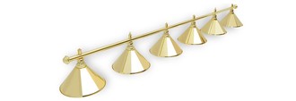 Бильярдный светильник Prestige golden на 6 плафонов