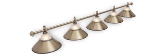 Светильник для бильярда Alison bronze на 5 плафонов