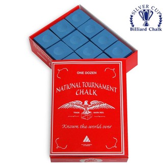 Мел &quot;National Tournament Chalk&quot; Blue 12 шт.