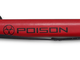 Тубус Poison Armor Velcro красно-черный для кия 2-х составного