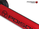 Тубус Poison Armor Velcro красно-черный для кия 2-х составного