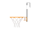 Баскетбольное кольцо Мини размер щита 45,72 х 30,48 см